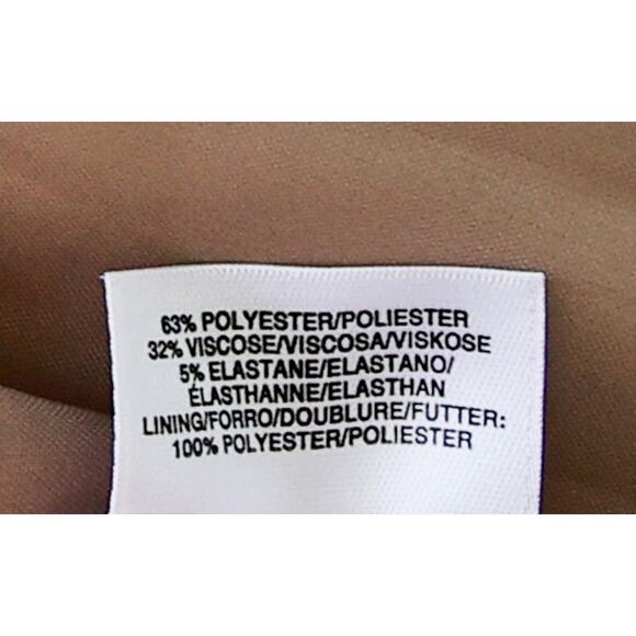 Ann Klein Beige Long Blazer coat size 2 XS - Picture 4 of 5